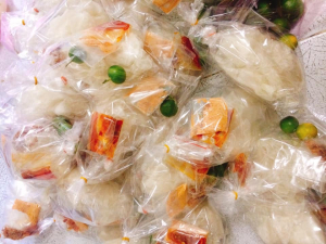Bánh tráng dẻo muối nhuyễn hành phi