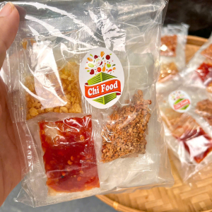 Bánh tráng ớt rim muối sặc dầu tỏi