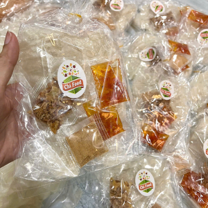 Bánh tráng dẻo muối nhuyễn hành phi