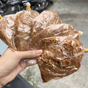 Combo 5 bánh tráng xì ke muối tỏi bịch nhỏ muối tôm vị mặn ngọt