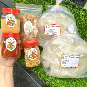 COMBO 1Kí Bánh Tráng Dẻo+Hũ Muối Nhuyễn+Sate+Hành Tỏi