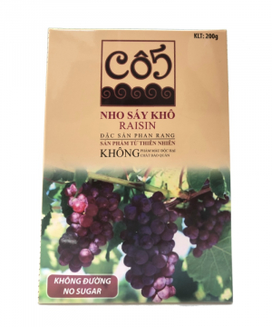 Nho Sấy Khô Ninh Thuận Không Đường